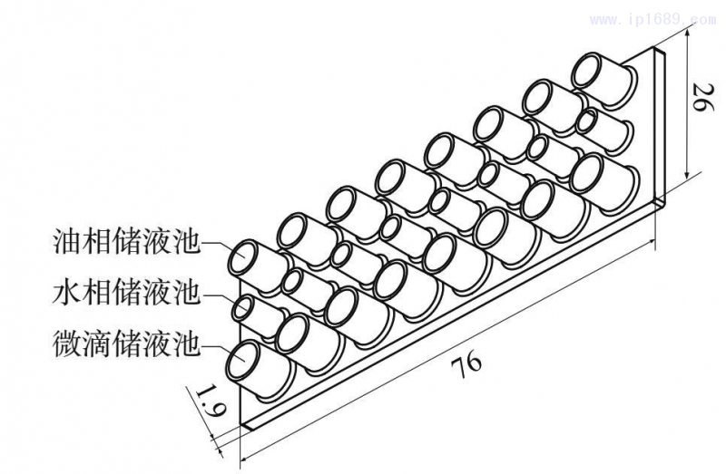 图 1 芯片几何模型示意图