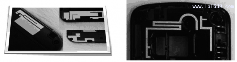 图 3 LDS 功能塑料制备的手机天线形式案例