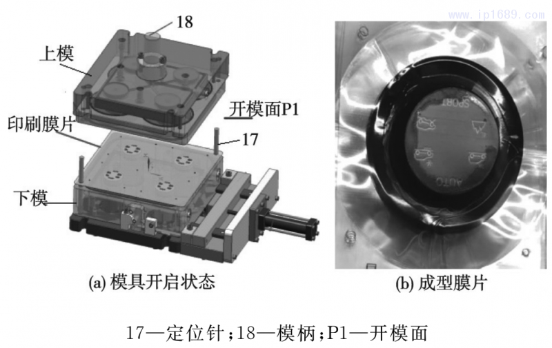 图4 膜片高压预成型模