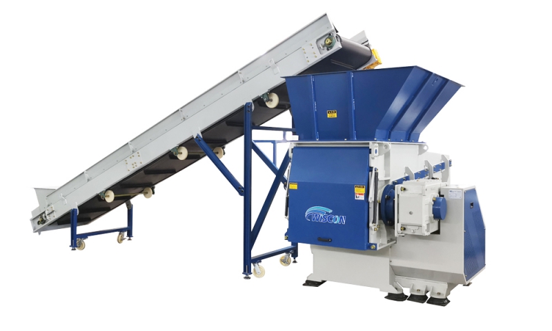 撕碎机配输送带