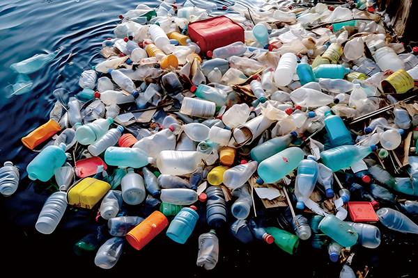 废弃PET瓶子占比21.8%